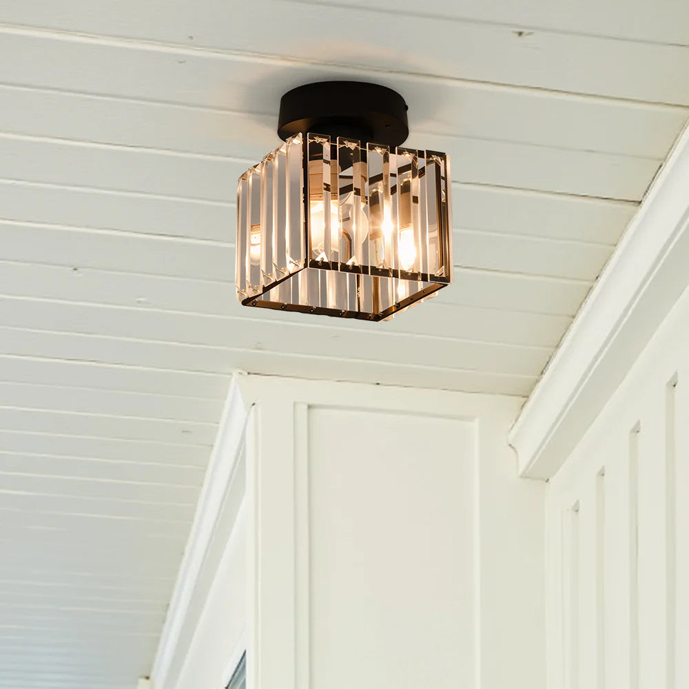 Glowline Plafondlamp – Kristallen Elegantie voor Elke Ruimte