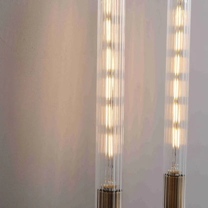 Moderne Glas Dubbele Hoofd LED Wandlamp