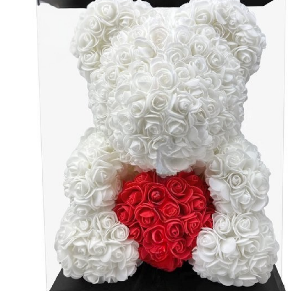 Cadeau Beer Rozen Valentijnsdag Romantisch Decoratief Geschenk