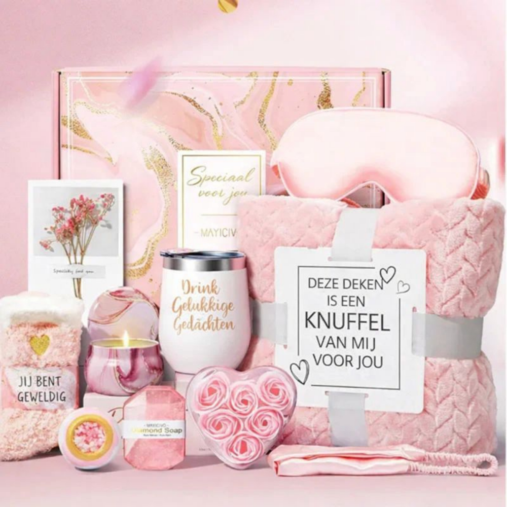 Cadeauset Dames Verzorging Ontspanning Geschenkbox