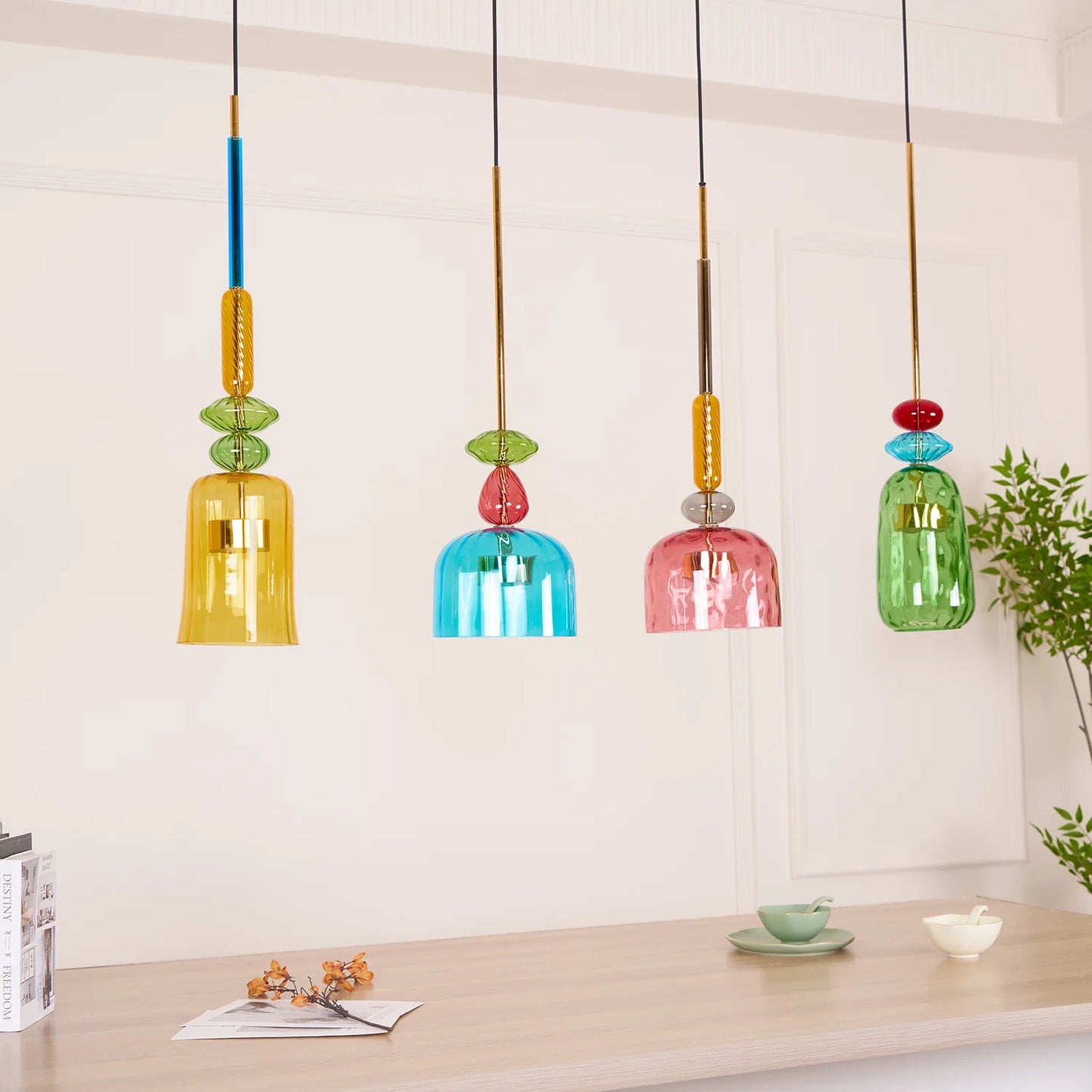 Scandinavisch Design Cambell Glazen Hanglamp