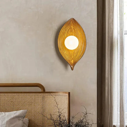 Nordic Zen Leaf Japanse Stijl Wandlamp
