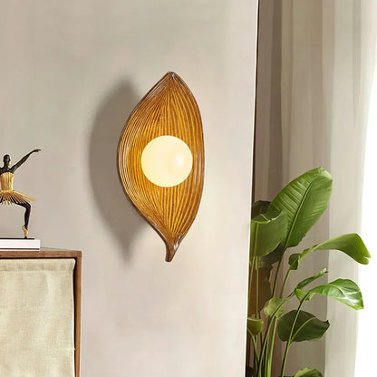 Nordic Zen Leaf Japanse Stijl Wandlamp