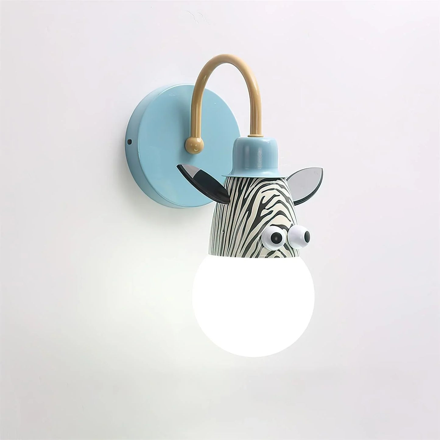 Cartoon Dieren Wandlamp – Speels Licht voor Kinderkamers
