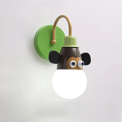 Cartoon Dieren Wandlamp – Speels Licht voor Kinderkamers