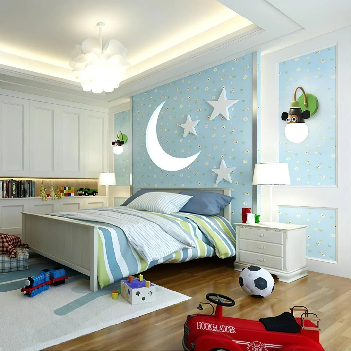 Cartoon Dieren Wandlamp – Speels Licht voor Kinderkamers