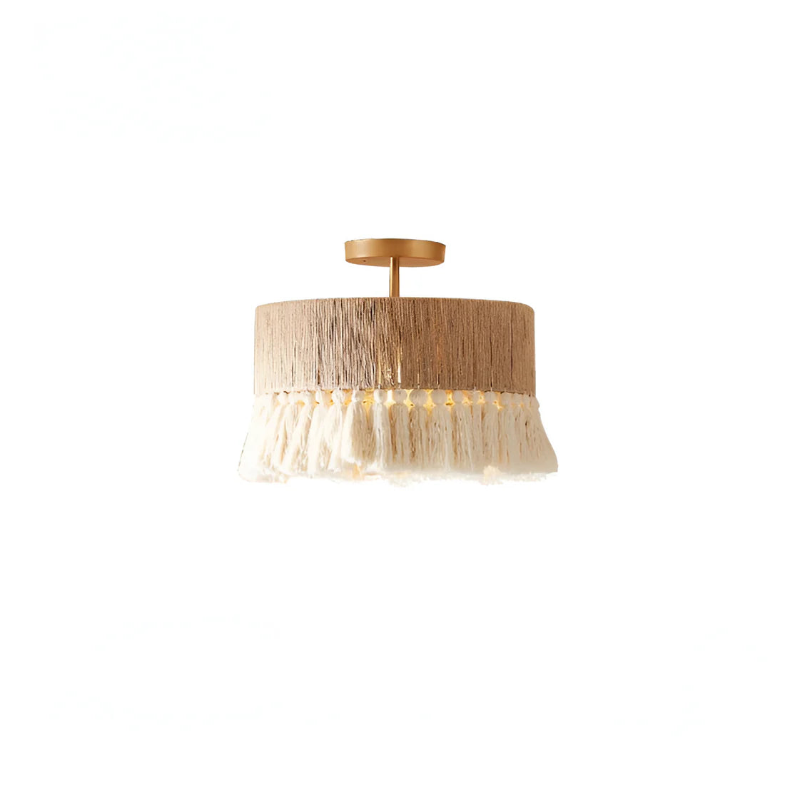 Boho Vintage Hennep Touw Tassel Kroonluchter