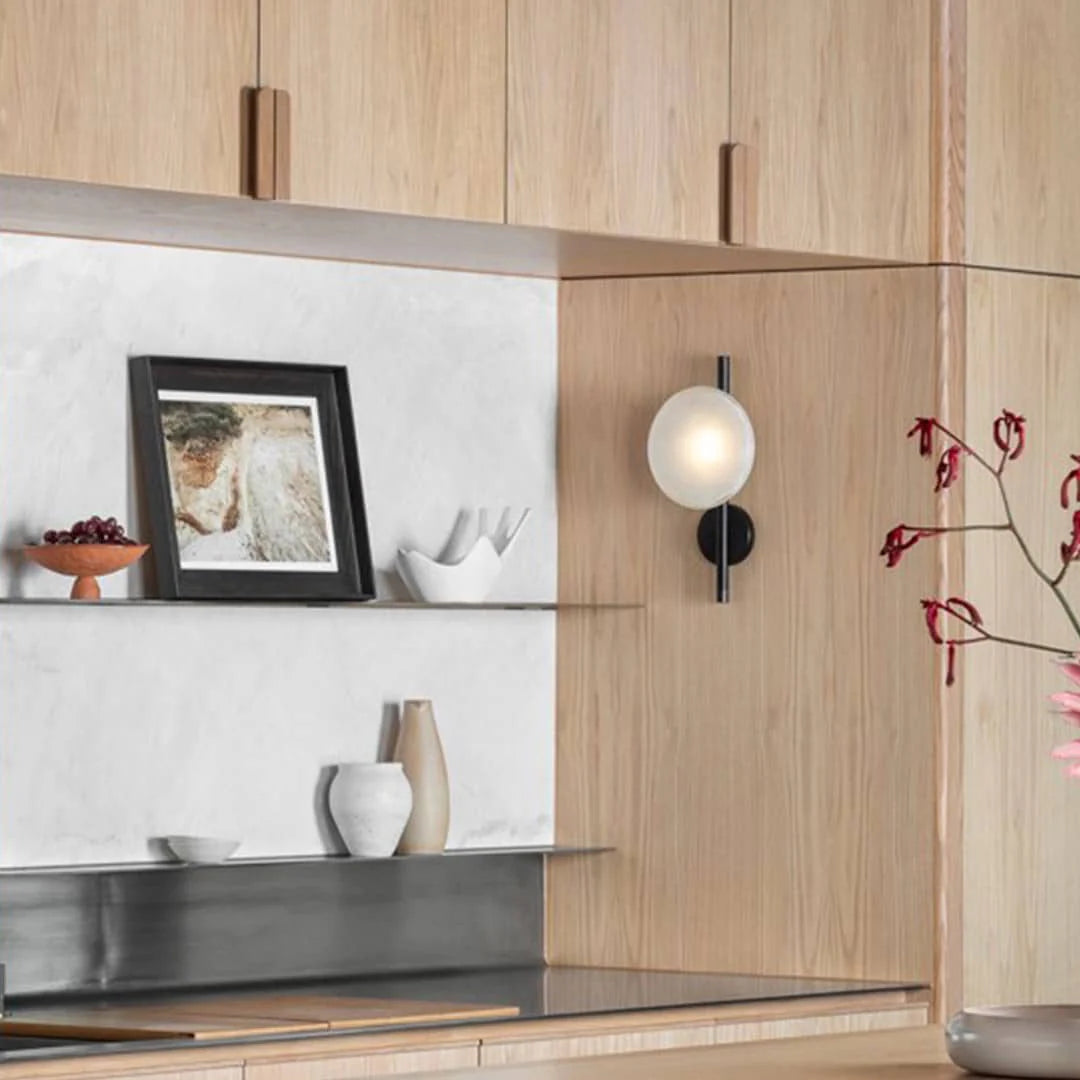 Nordic Ronde Ceto Glazen Wandlamp