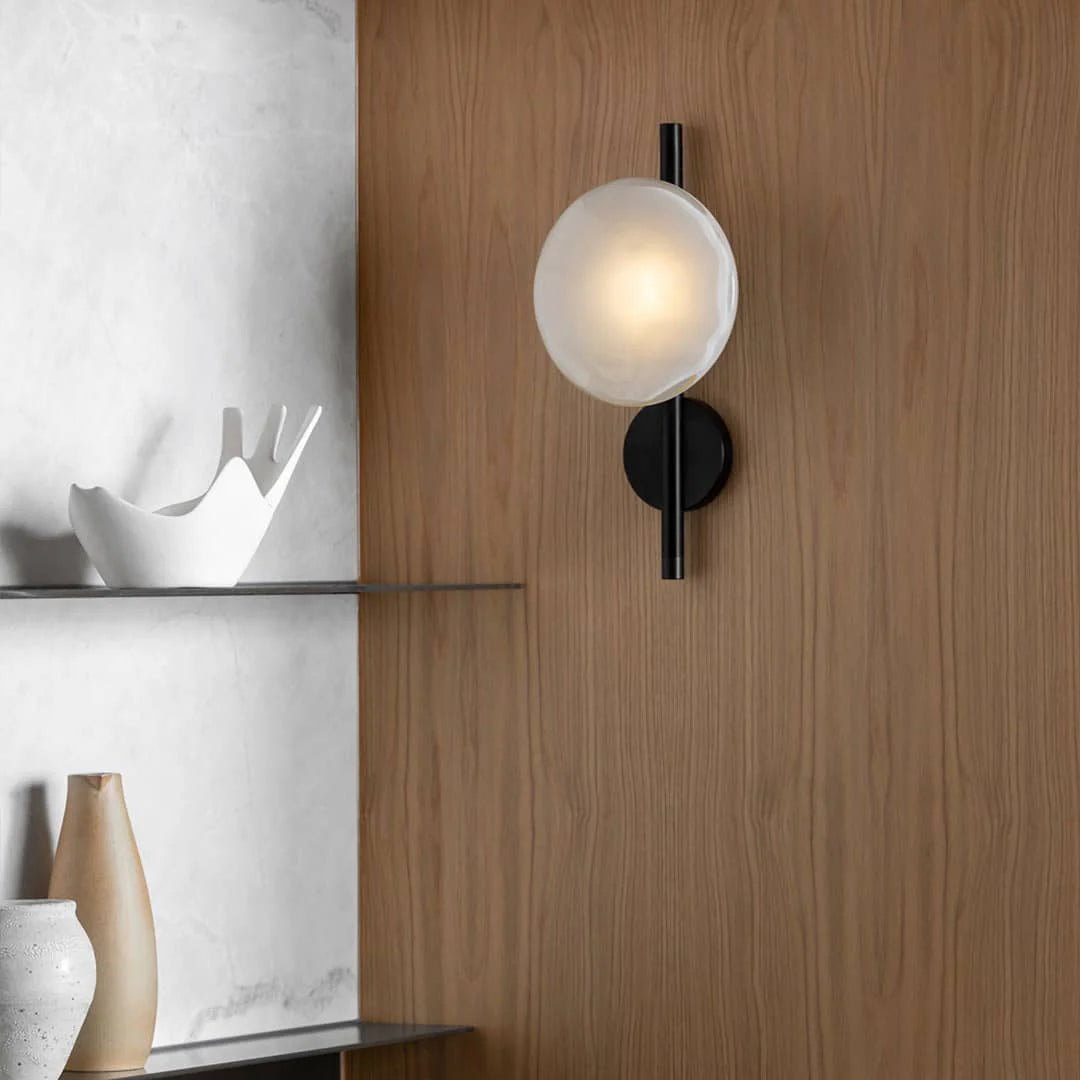 Nordic Ronde Ceto Glazen Wandlamp