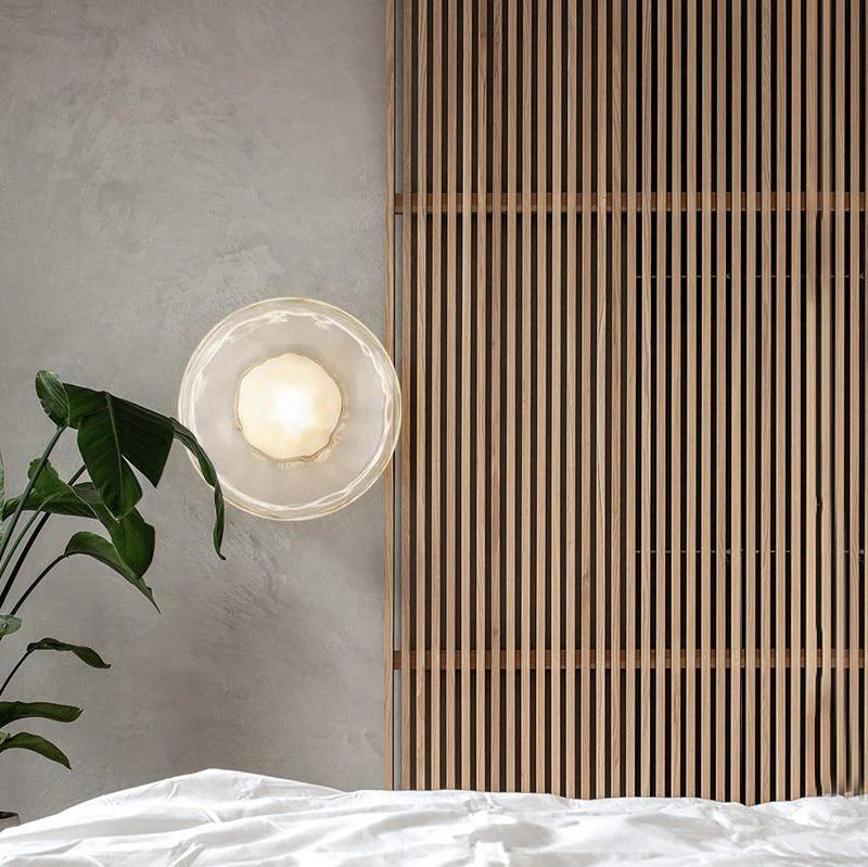 Nordic Ronde Ceto Glazen Wandlamp