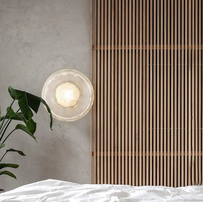 Nordic Ronde Ceto Glazen Wandlamp