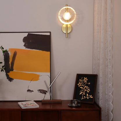 Nordic Ronde Ceto Glazen Wandlamp