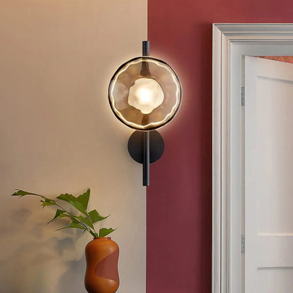 Nordic Ronde Ceto Glazen Wandlamp