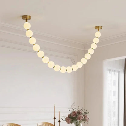 Moderne Ketting Plafondlamp met LED Verlichting