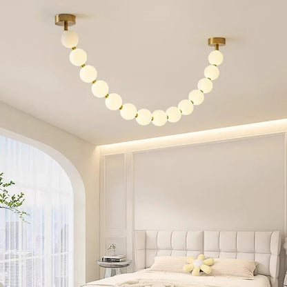 Moderne Ketting Plafondlamp met LED Verlichting