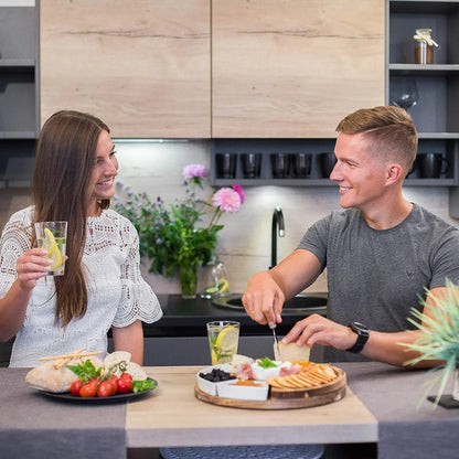 Kaasplank Charcuterie Set Acaciahout Messen Schalen Presentatie