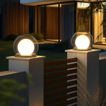 Zonne-Energie Buitenlamp met Maanontwerp