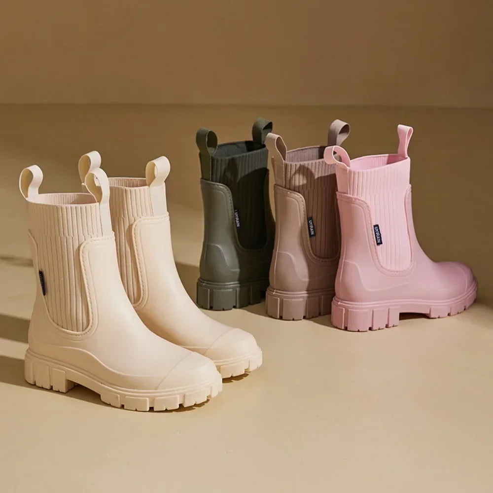 Chelsea Boots Waterdicht Antislip Elastisch Dames Enkellaarsjes