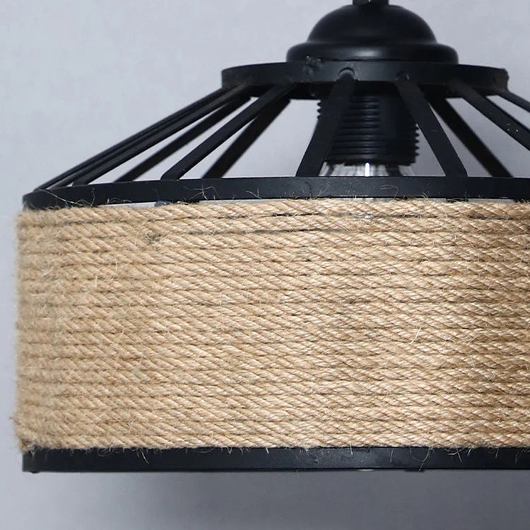 Klassieke Industriële Hennep Touw Hanglamp