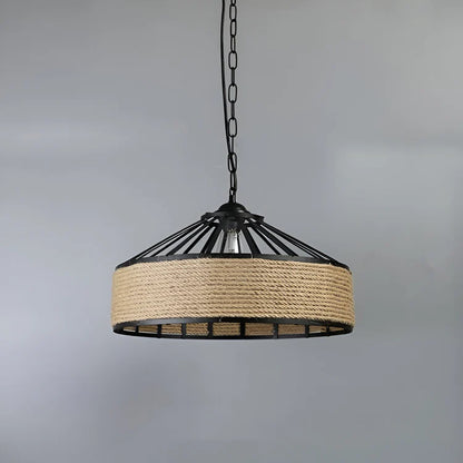 Klassieke Industriële Hennep Touw Hanglamp