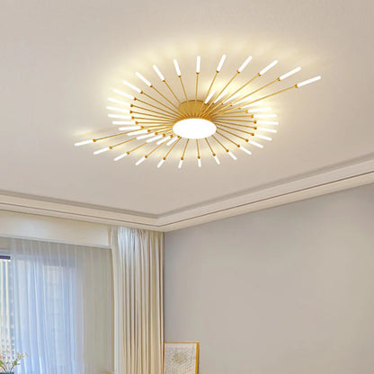 Moderne Creatieve Vuurwerkstijl Plafondlamp