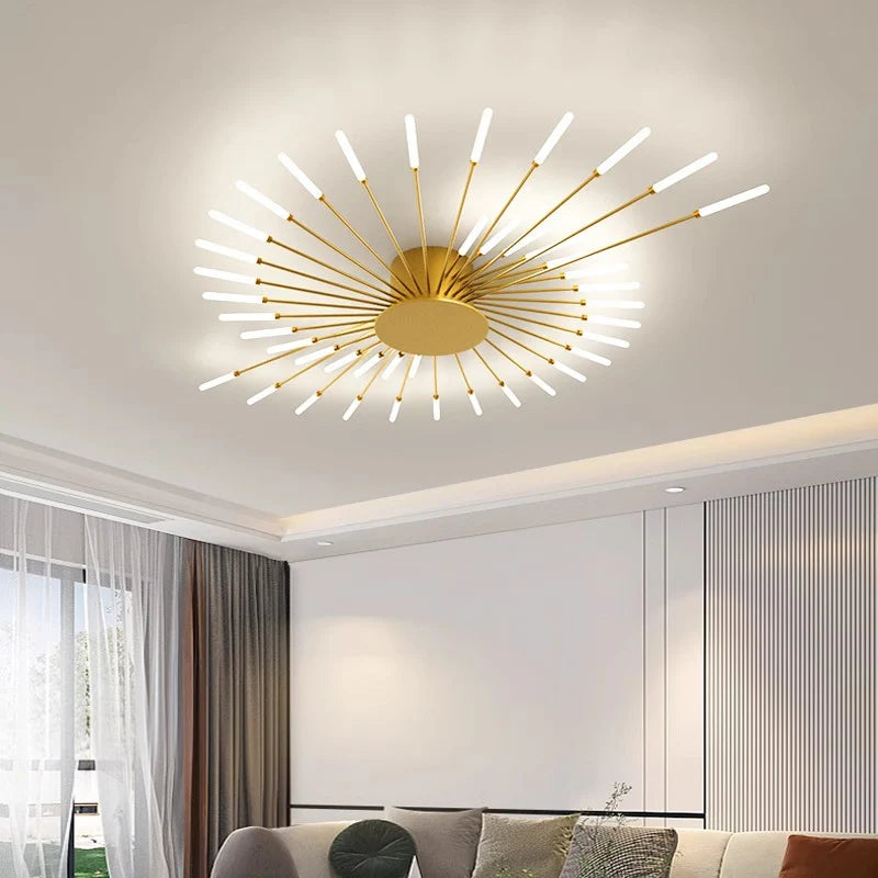 Moderne Creatieve Vuurwerkstijl Plafondlamp