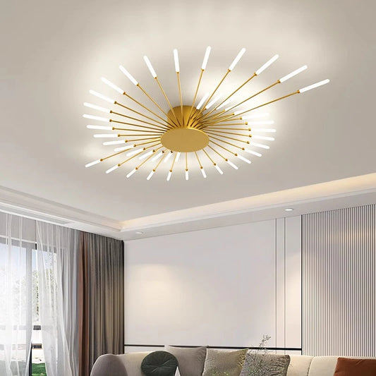Moderne Creatieve Vuurwerkstijl Plafondlamp