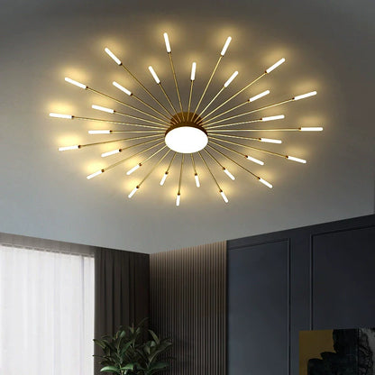 Moderne Creatieve Vuurwerkstijl Plafondlamp