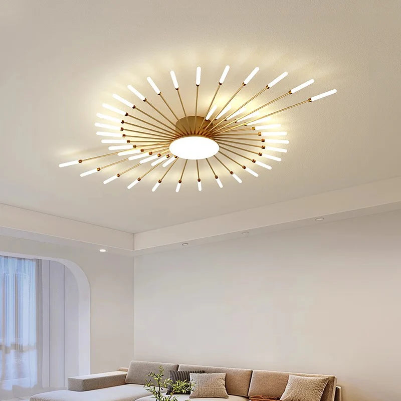 Moderne Creatieve Vuurwerkstijl Plafondlamp