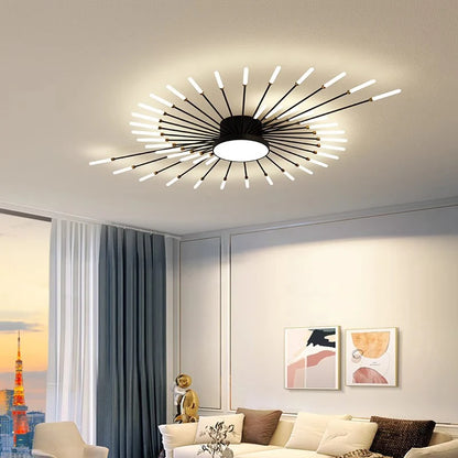 Moderne Creatieve Vuurwerkstijl Plafondlamp