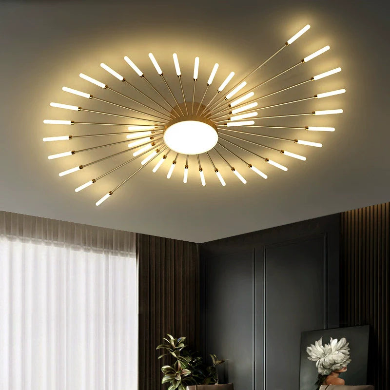 Moderne Creatieve Vuurwerkstijl Plafondlamp