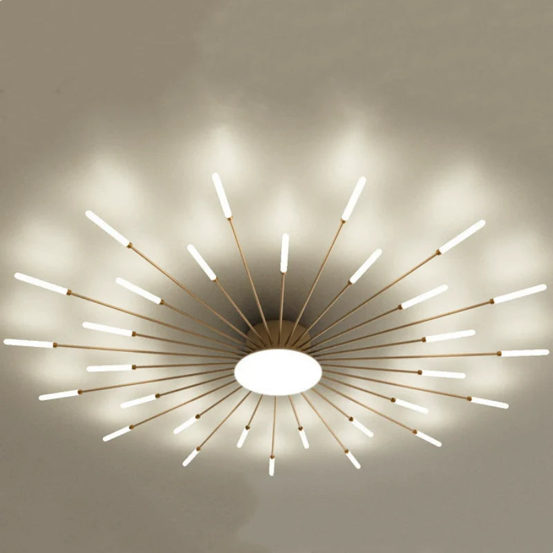 Moderne Creatieve Vuurwerkstijl Plafondlamp