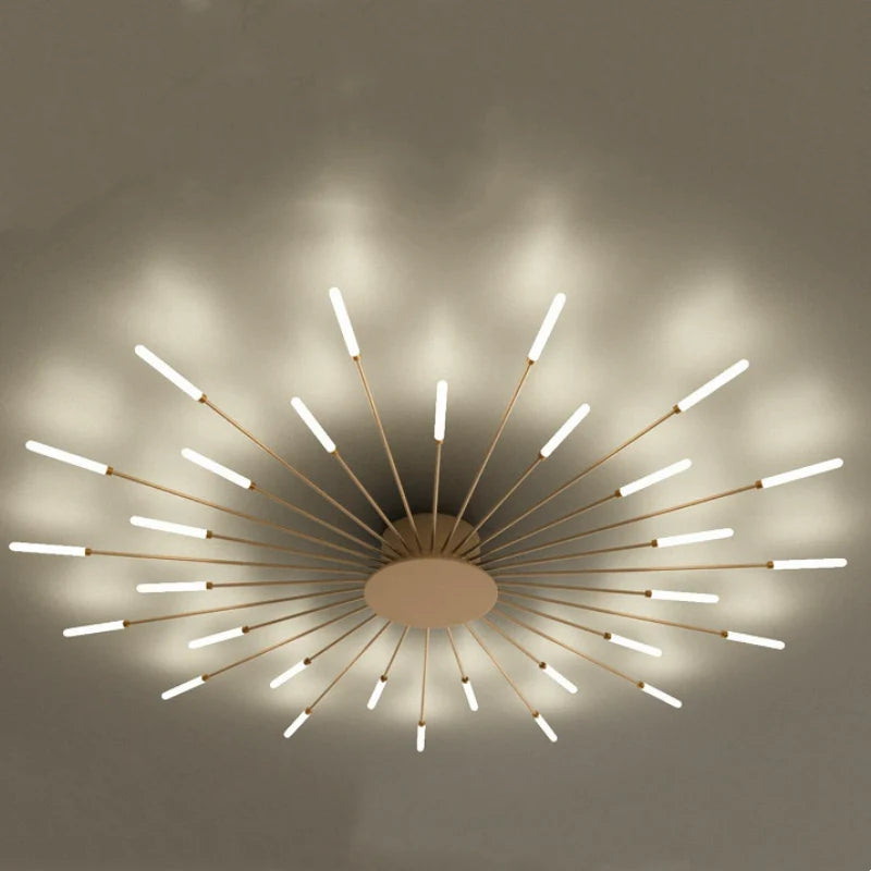 Moderne Creatieve Vuurwerkstijl Plafondlamp