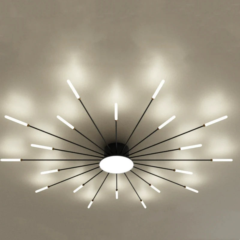 Moderne Creatieve Vuurwerkstijl Plafondlamp