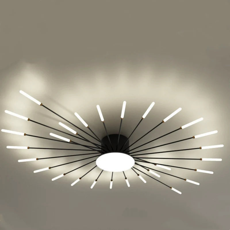 Moderne Creatieve Vuurwerkstijl Plafondlamp