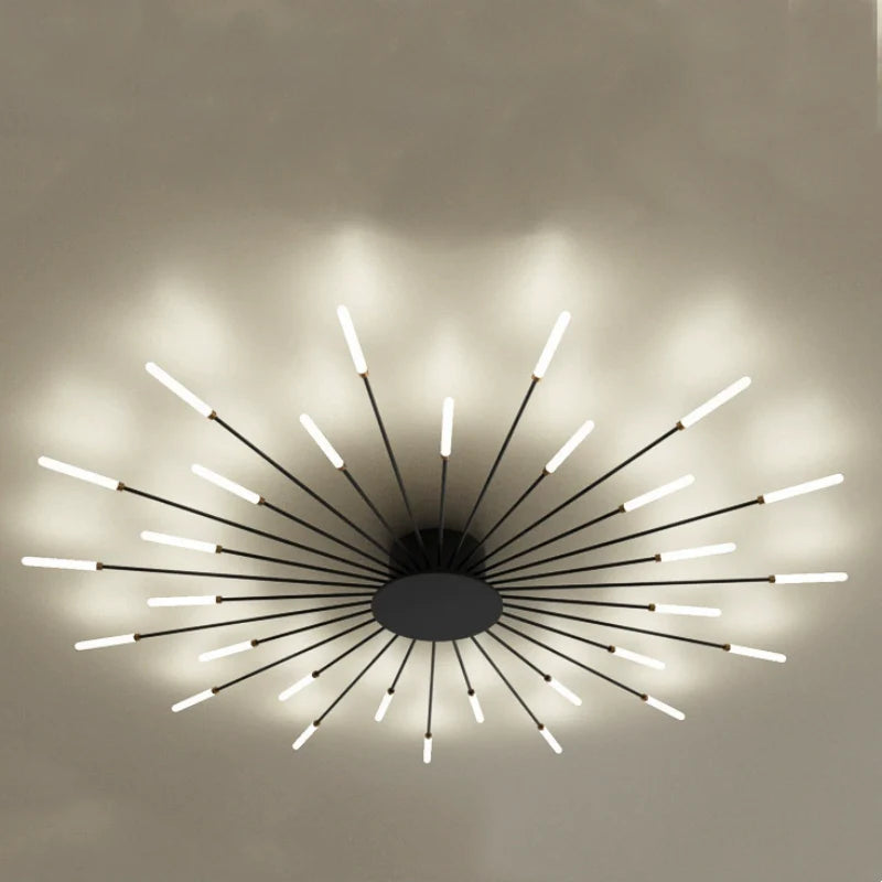 Moderne Creatieve Vuurwerkstijl Plafondlamp