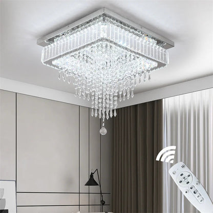 Luxe Kristallen Dimbare LED Plafondlamp