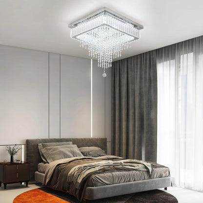 Luxe Kristallen Dimbare LED Plafondlamp