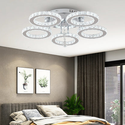 Luxe Kristallen Afstandsbediening Plafondlamp
