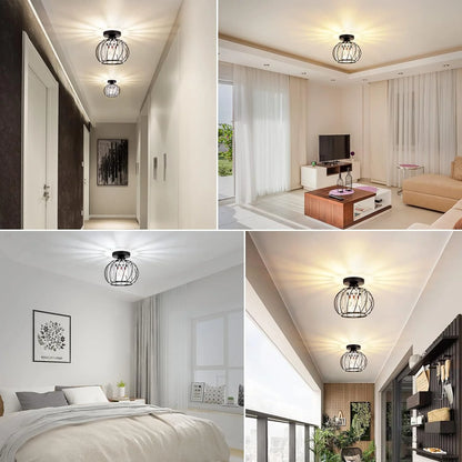 Nordic Luxe Glazen Hal Plafondverlichting