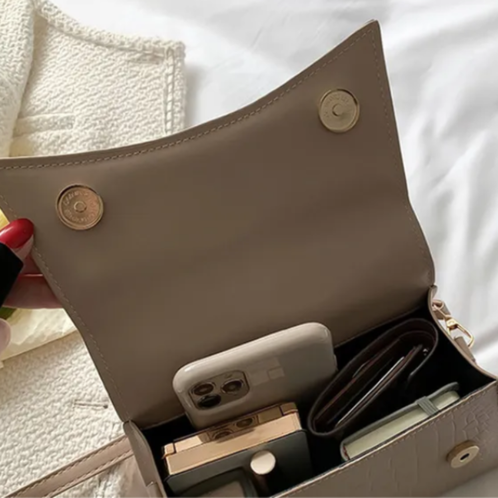 Dames Handtas PU Leer Schoudertas Crossbody Tas