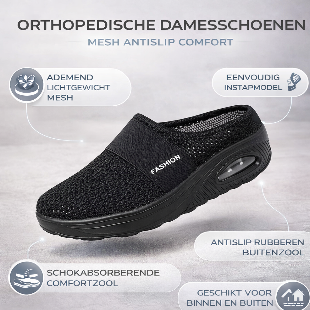 Damesschoenen Orthopedisch Mesh Antislip Comfort