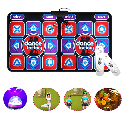 Dansmat Dubbel Antislip Muziekgame PC TV Familie
