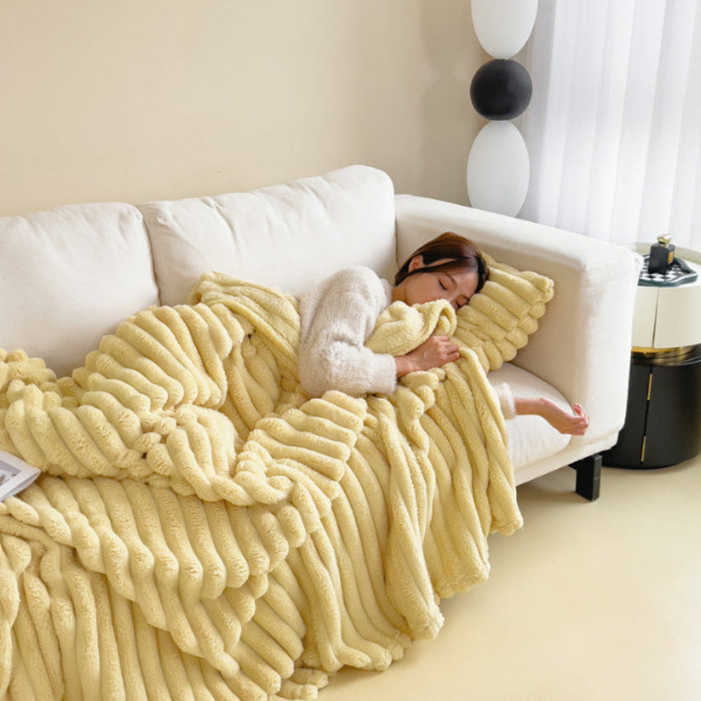 Deken Fleece Zacht Warm Winter Bank Bed