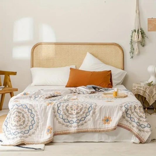 Plaid Deken Katoen Mandala Boho Woonkamer