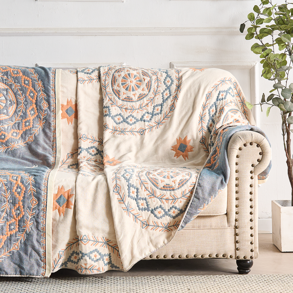 Plaid Deken Katoen Mandala Boho Woonkamer