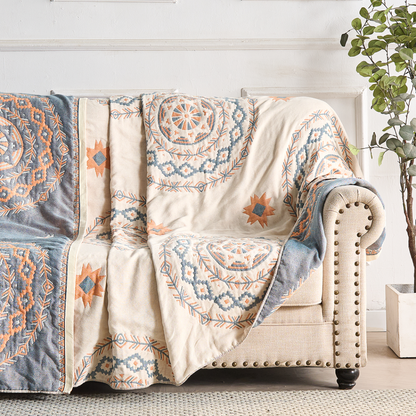 Plaid Deken Katoen Mandala Boho Woonkamer