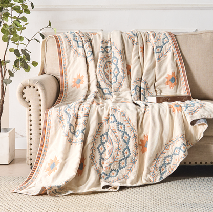 Plaid Deken Katoen Mandala Boho Woonkamer
