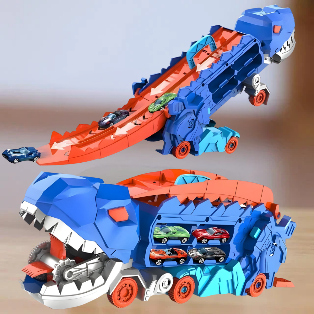 Speelgoed Dinosaurus Racebaan Transformerend Kunststof