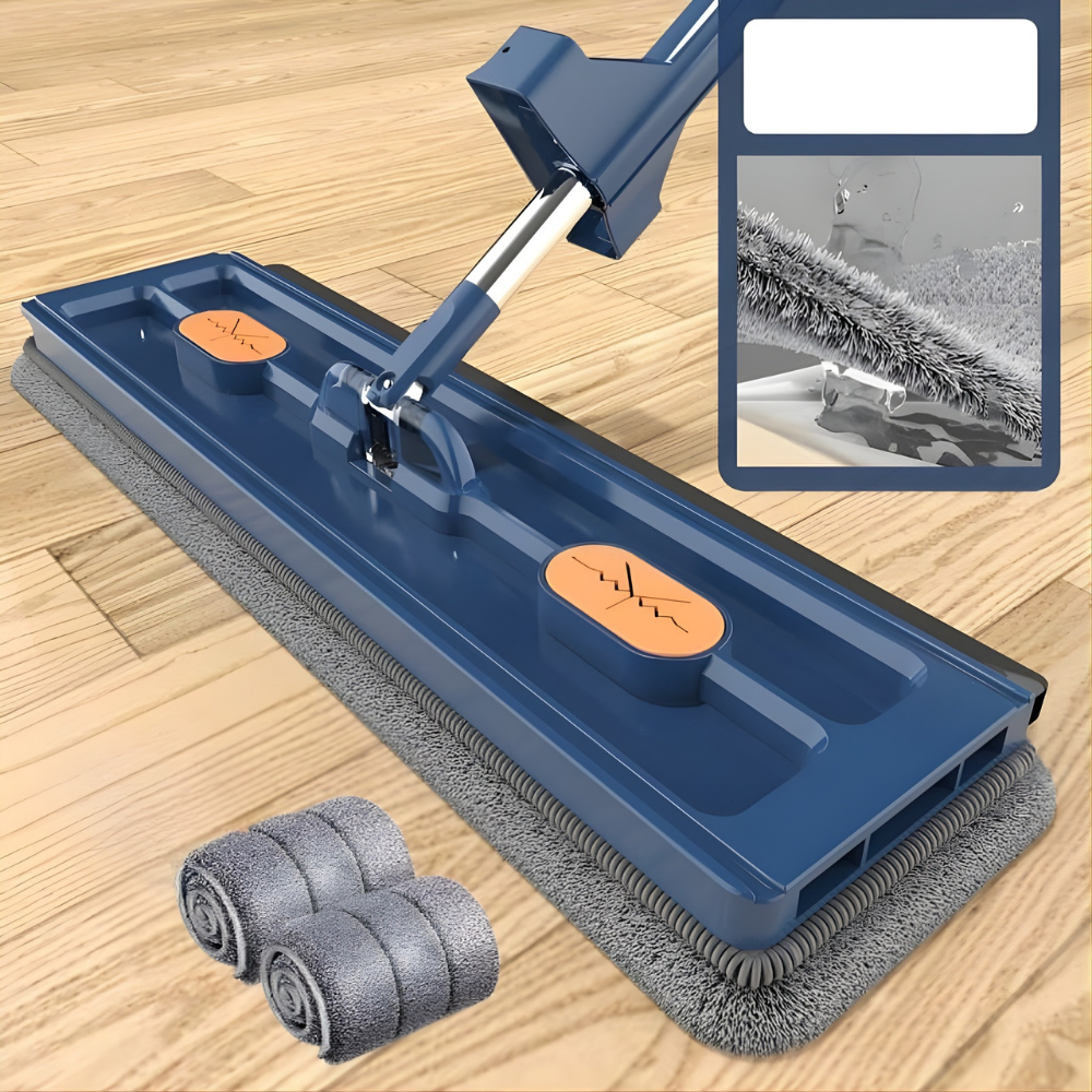 Dweil Platte Microvezel Verstelbare Steel 360° Roterende Reiniging